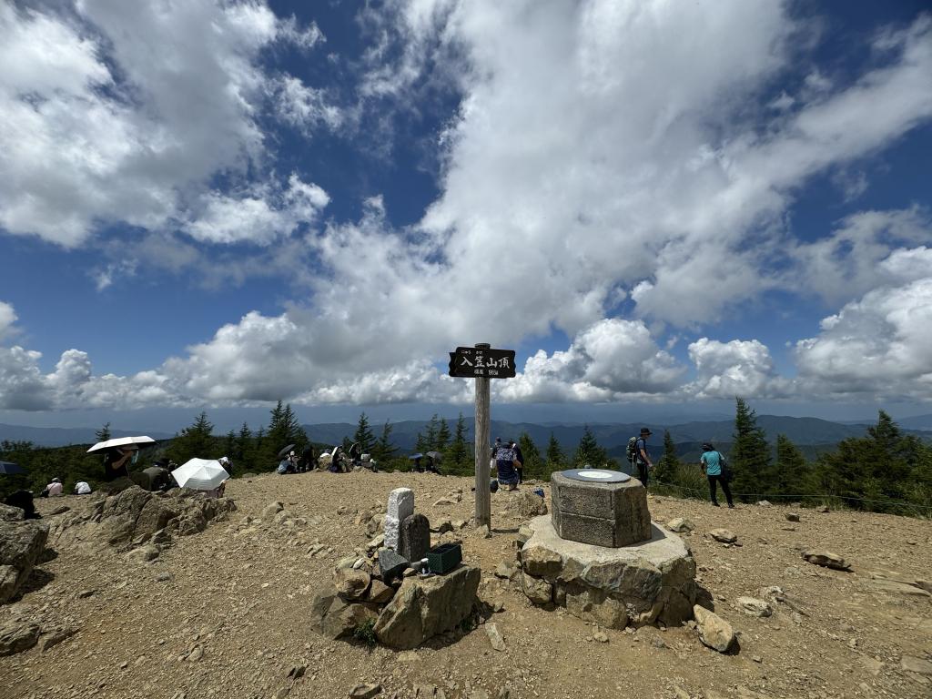 入笠山へ登山